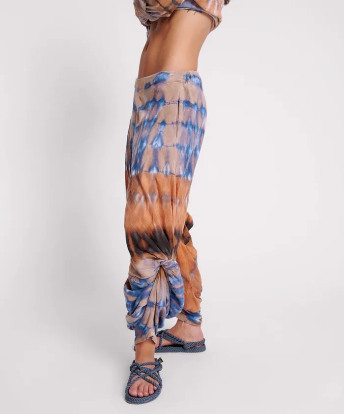 Women One Teaspoon Bottoms MIRAGE HAND TIE DYED GYPSY HAREM PANTS Women One Teaspoon Bottoms MIRAGE HAND TIE DYED GYPSY HAREM PANTS