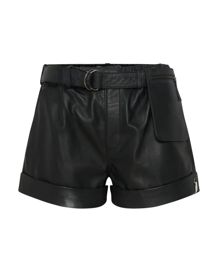 Women One Teaspoon Bottoms MYSTIC LEATHER EXPEDITION SHORTS Women One Teaspoon Bottoms MYSTIC LEATHER EXPEDITION SHORTS