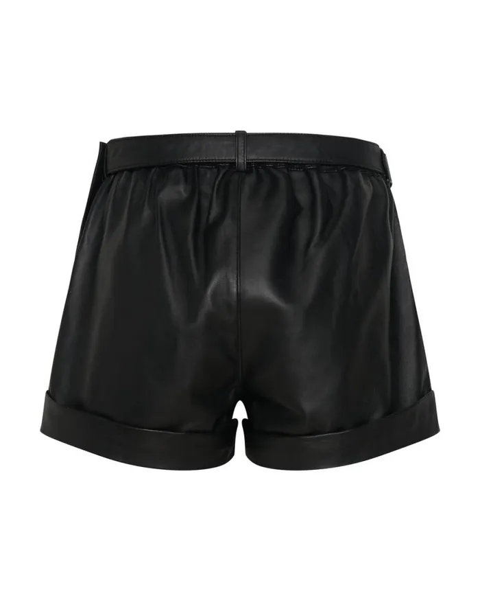 Women One Teaspoon Bottoms MYSTIC LEATHER EXPEDITION SHORTS Women One Teaspoon Bottoms MYSTIC LEATHER EXPEDITION SHORTS