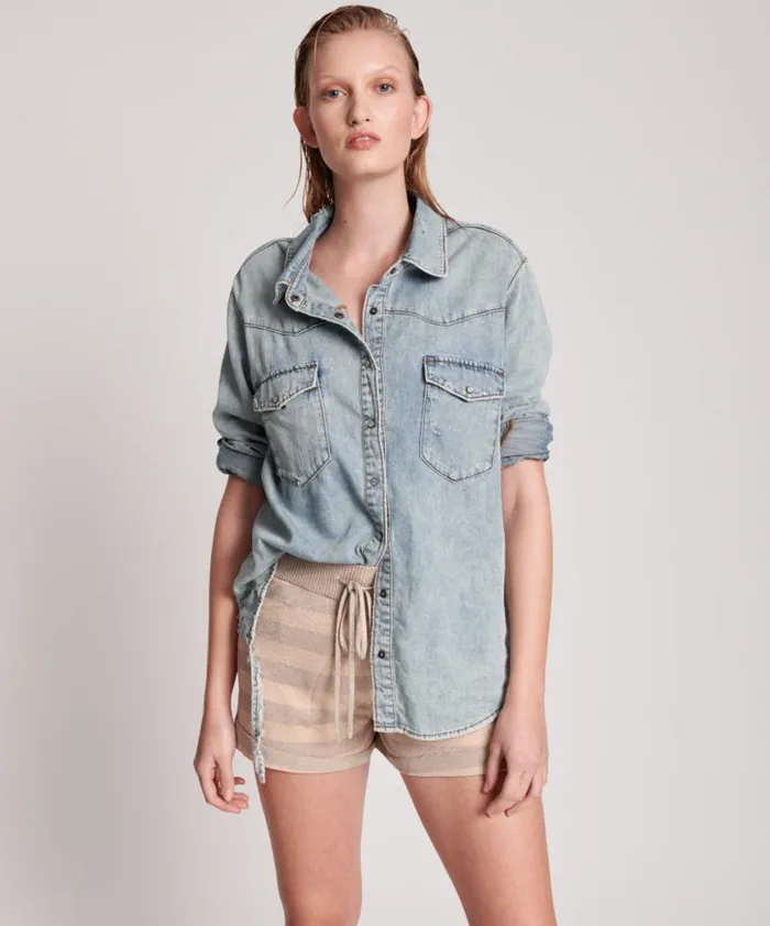 Women One Teaspoon Bottoms NEW MEXICO KNIT SHORTS
