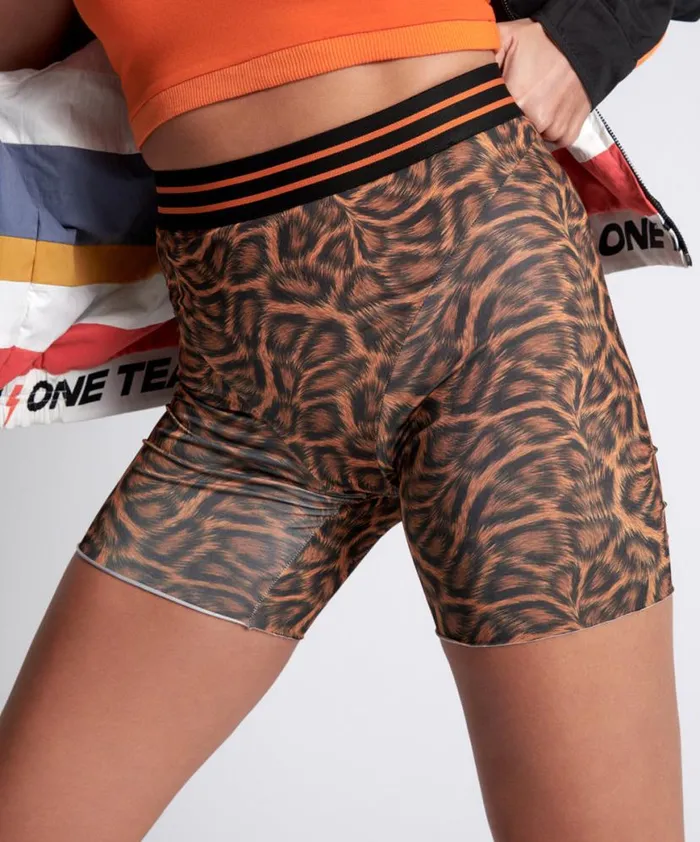 Women One Teaspoon Bottoms OTS ANIMAL BIKE SHORTS Women One Teaspoon Bottoms OTS ANIMAL BIKE SHORTS