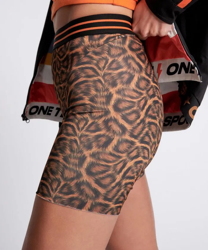 Women One Teaspoon Bottoms OTS ANIMAL BIKE SHORTS Women One Teaspoon Bottoms OTS ANIMAL BIKE SHORTS