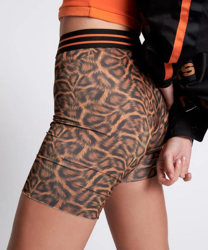Women One Teaspoon Bottoms OTS ANIMAL BIKE SHORTS Women One Teaspoon Bottoms OTS ANIMAL BIKE SHORTS