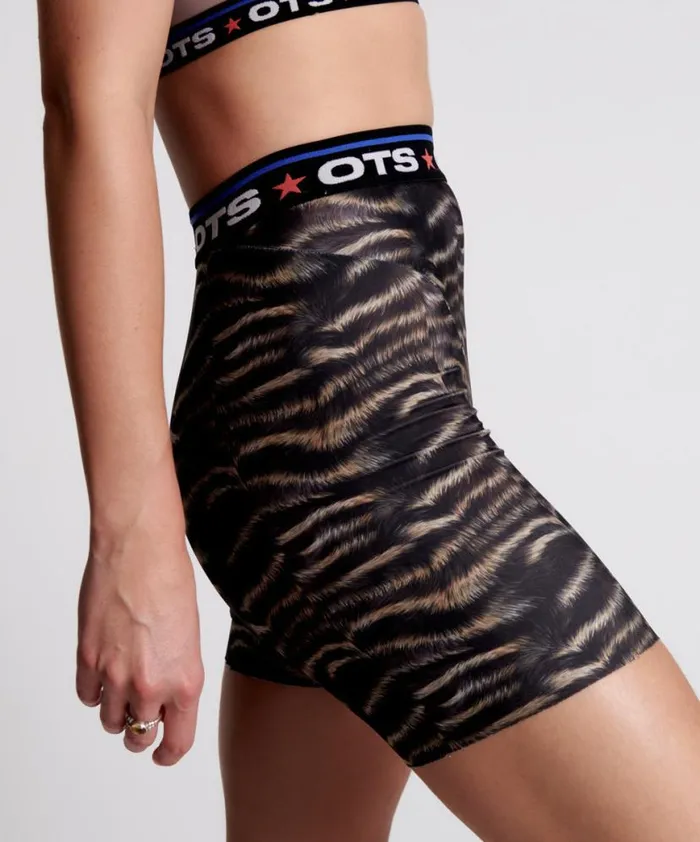 Women One Teaspoon Bottoms OTS DARK ANIMAL CYCLE SHORTS Women One Teaspoon Bottoms OTS DARK ANIMAL CYCLE SHORTS