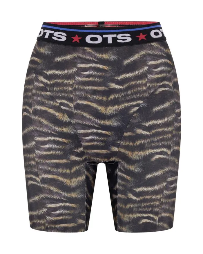 Women One Teaspoon Bottoms OTS DARK ANIMAL CYCLE SHORTS Women One Teaspoon Bottoms OTS DARK ANIMAL CYCLE SHORTS