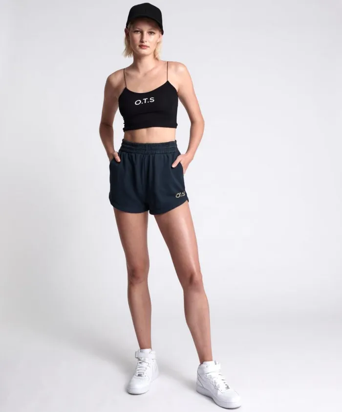 Women One Teaspoon Bottoms OTS HIGH WAIST HUSTLE SHORTS BLACK Women One Teaspoon Bottoms OTS HIGH WAIST HUSTLE SHORTS BLACK