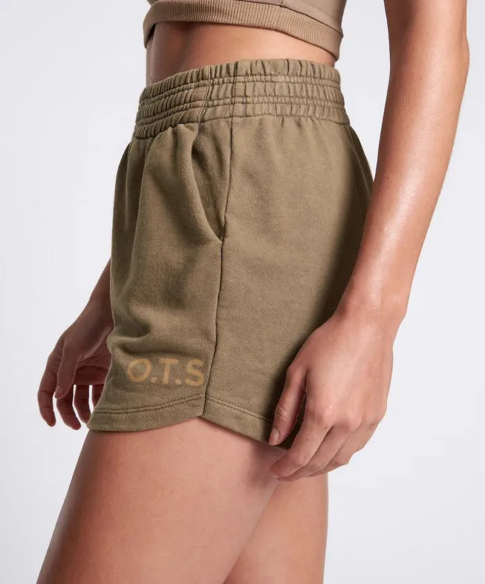 Women One Teaspoon Bottoms OTS HIGH WAIST HUSTLE SHORTS KHAKI Women One Teaspoon Bottoms OTS HIGH WAIST HUSTLE SHORTS KHAKI