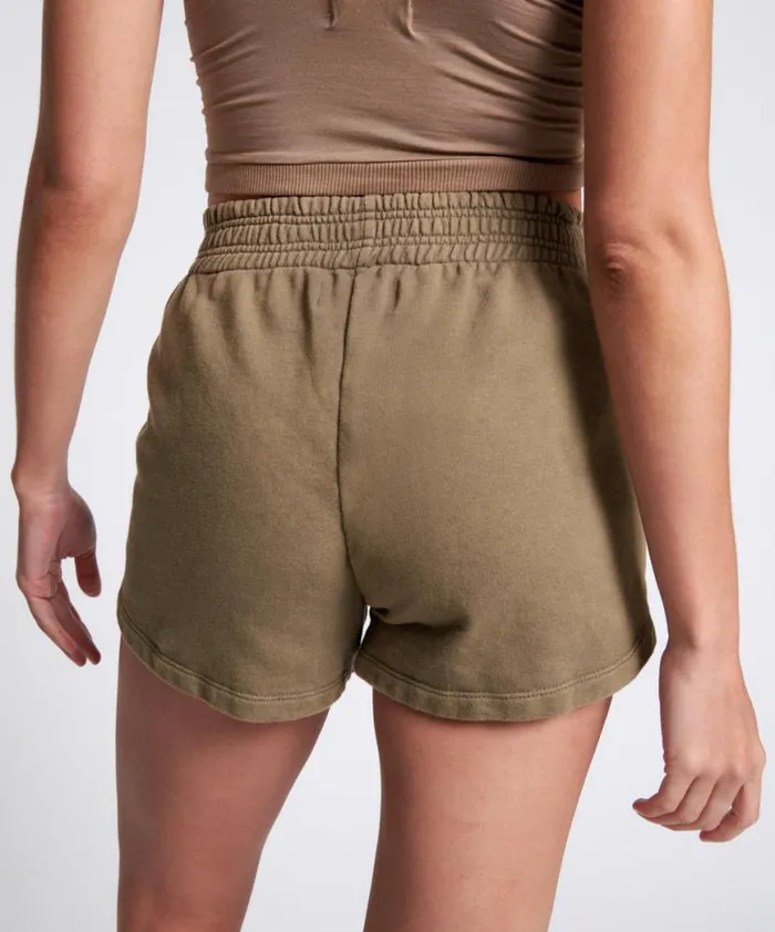 Women One Teaspoon Bottoms OTS HIGH WAIST HUSTLE SHORTS KHAKI Women One Teaspoon Bottoms OTS HIGH WAIST HUSTLE SHORTS KHAKI