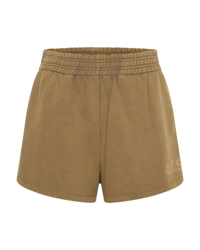 Women One Teaspoon Bottoms OTS HIGH WAIST HUSTLE SHORTS KHAKI Women One Teaspoon Bottoms OTS HIGH WAIST HUSTLE SHORTS KHAKI