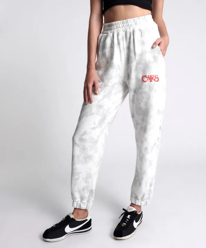 Women One Teaspoon Bottoms OTS HIGH WAIST KICK PANTS WHITE Women One Teaspoon Bottoms OTS HIGH WAIST KICK PANTS WHITE