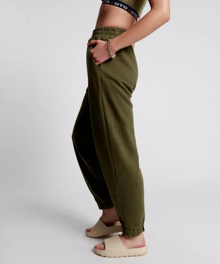 Women One Teaspoon Bottoms OTS KHAKI HIGH WAIST KICK PANTS Women One Teaspoon Bottoms OTS KHAKI HIGH WAIST KICK PANTS