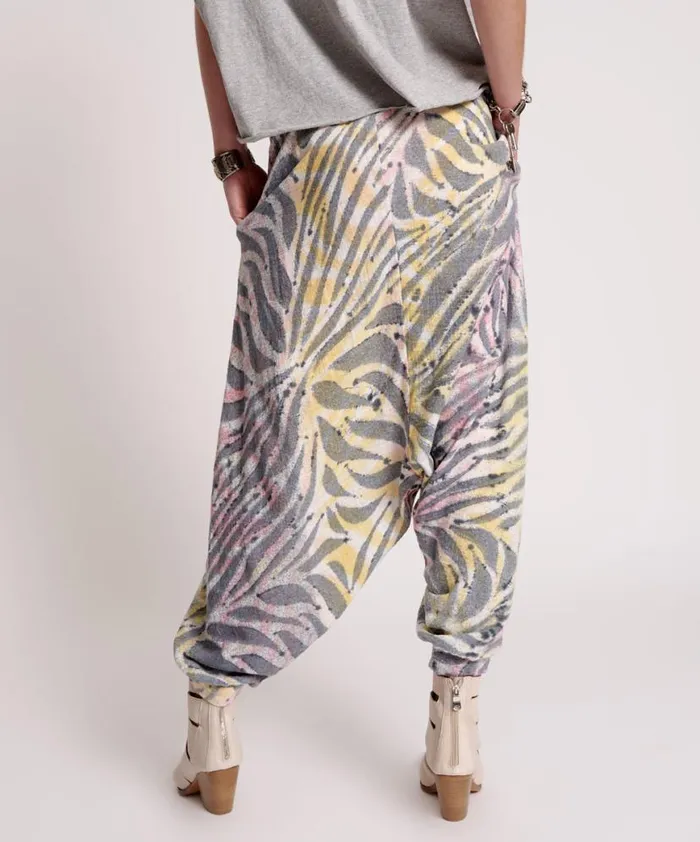 Women One Teaspoon Bottoms PALM ISLAND DRIFTER HAREM PANTS Women One Teaspoon Bottoms PALM ISLAND DRIFTER HAREM PANTS