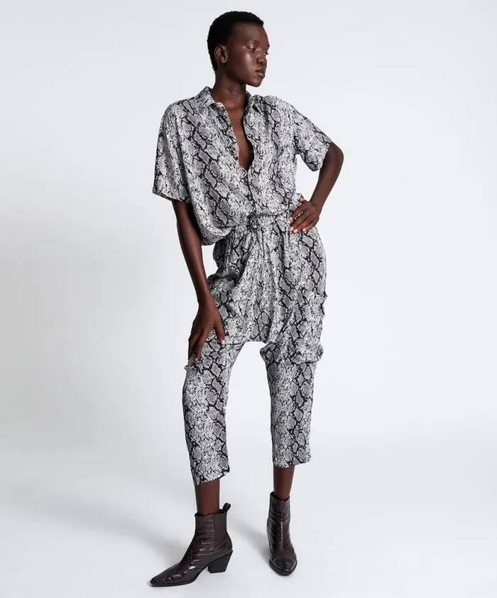 Women One Teaspoon Bottoms SNAKE PIT HAREM PANTS Women One Teaspoon Bottoms SNAKE PIT HAREM PANTS