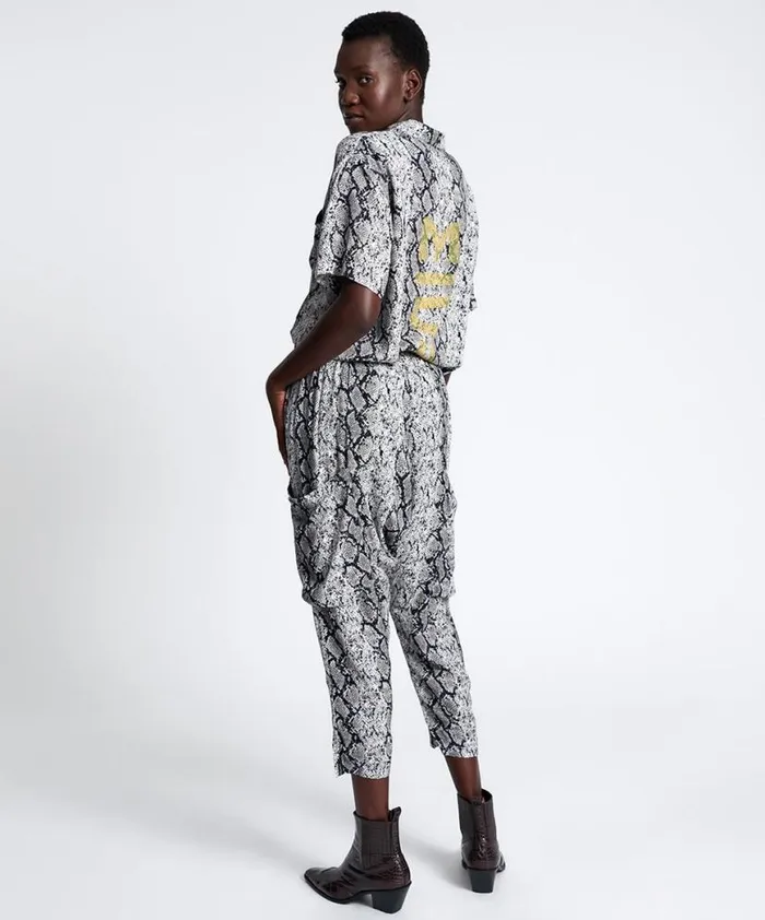 Women One Teaspoon Bottoms SNAKE PIT HAREM PANTS Women One Teaspoon Bottoms SNAKE PIT HAREM PANTS