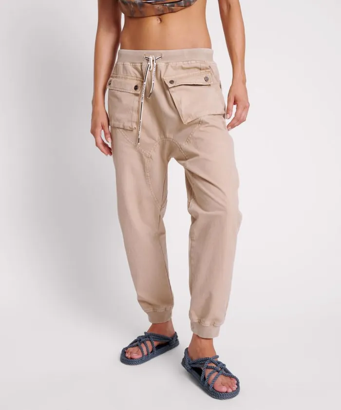 Women One Teaspoon Bottoms STONE CANVAS CADET PANTS Women One Teaspoon Bottoms STONE CANVAS CADET PANTS
