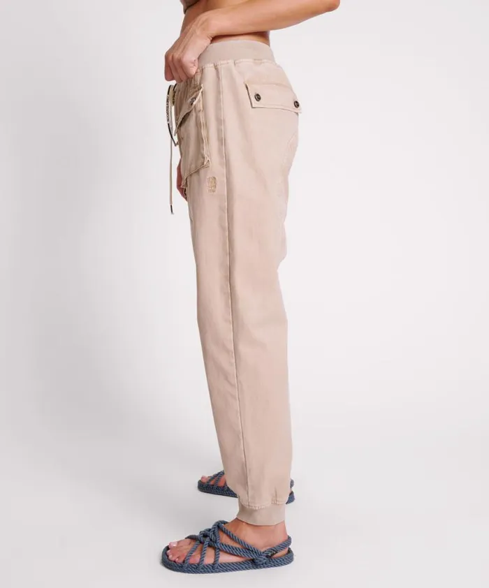 Women One Teaspoon Bottoms STONE CANVAS CADET PANTS Women One Teaspoon Bottoms STONE CANVAS CADET PANTS