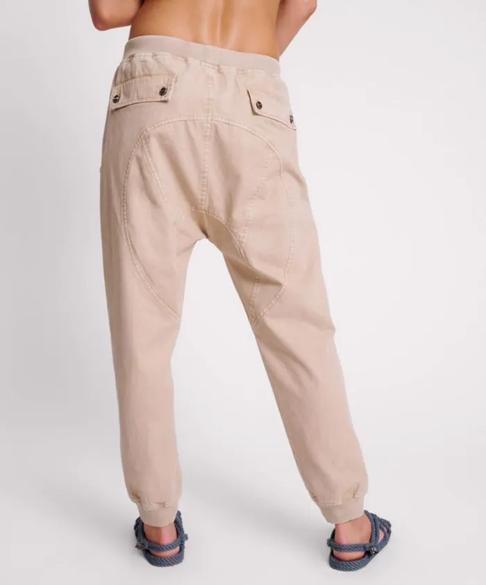 Women One Teaspoon Bottoms STONE CANVAS CADET PANTS Women One Teaspoon Bottoms STONE CANVAS CADET PANTS