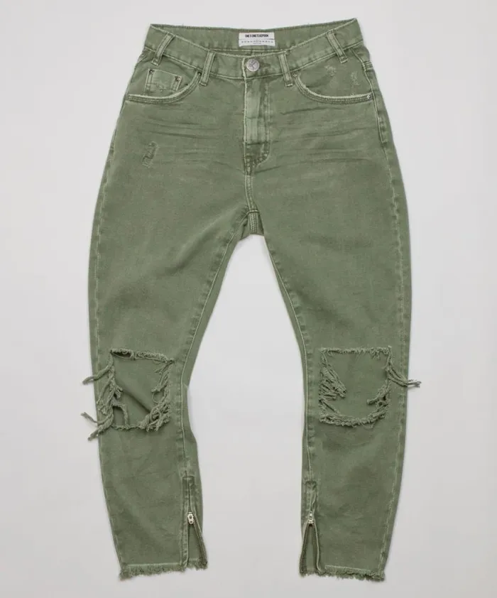 Women One Teaspoon Bottoms SUPER KHAKI HIGH WAIST FREEBIRDS SKINNY PANT Women One Teaspoon Bottoms SUPER KHAKI HIGH WAIST FREEBIRDS SKINNY PANT