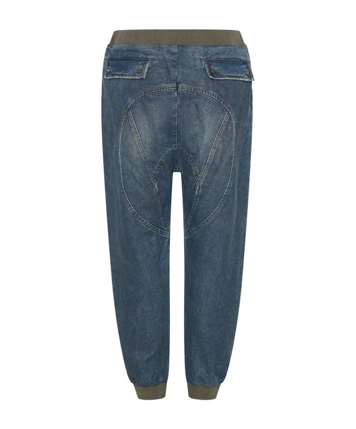 Women One Teaspoon Bottoms USED BLUE CADET JEANS Women One Teaspoon Bottoms USED BLUE CADET JEANS