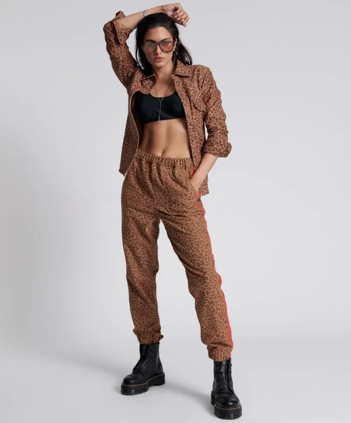 Women One Teaspoon Bottoms WILD THING SUEDE SHABBIES DRAWSTRING BOYFRIEND PANTS