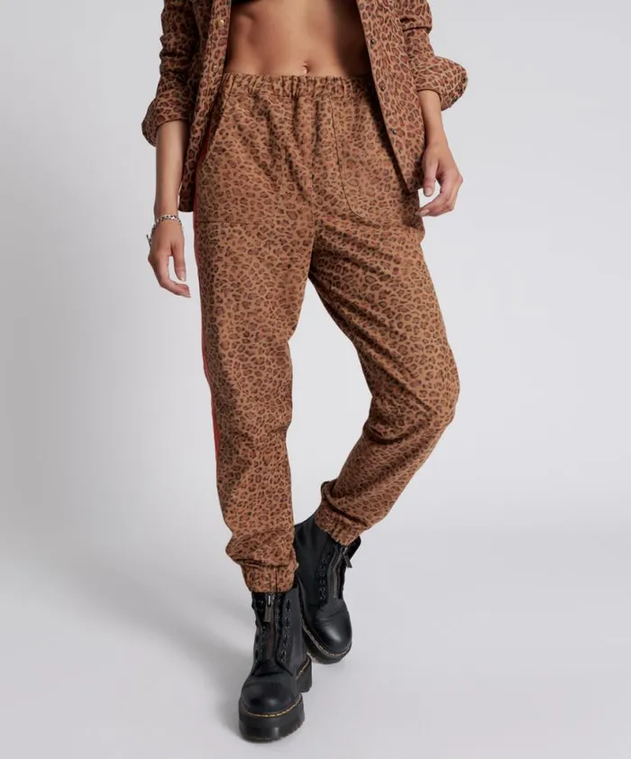 Women One Teaspoon Bottoms WILD THING SUEDE SHABBIES DRAWSTRING BOYFRIEND PANTS Women One Teaspoon Bottoms WILD THING SUEDE SHABBIES DRAWSTRING BOYFRIEND PANTS
