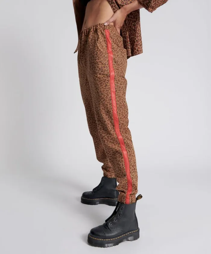 Women One Teaspoon Bottoms WILD THING SUEDE SHABBIES DRAWSTRING BOYFRIEND PANTS Women One Teaspoon Bottoms WILD THING SUEDE SHABBIES DRAWSTRING BOYFRIEND PANTS