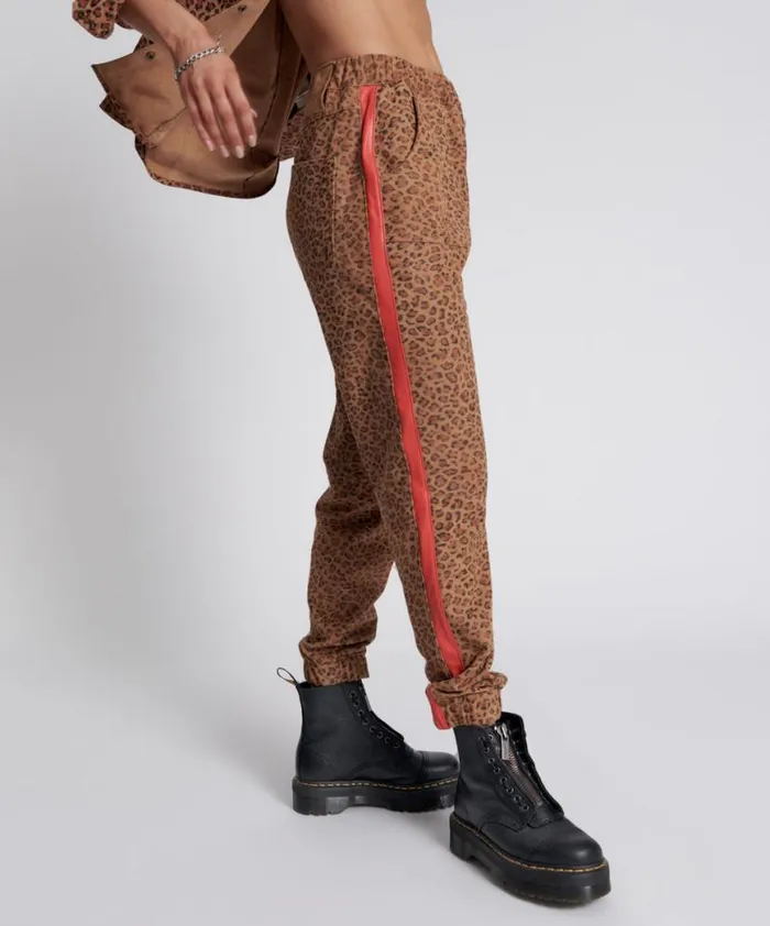 Women One Teaspoon Bottoms WILD THING SUEDE SHABBIES DRAWSTRING BOYFRIEND PANTS Women One Teaspoon Bottoms WILD THING SUEDE SHABBIES DRAWSTRING BOYFRIEND PANTS