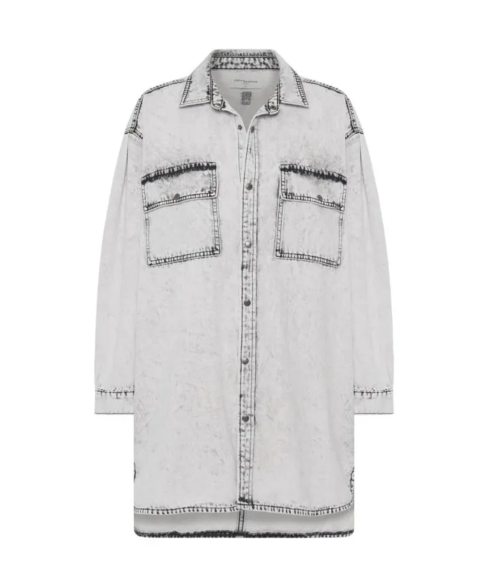 Women One Teaspoon Denim Dresses BIANCO NIXIE DENIM SHIRT DRESS Women One Teaspoon Denim Dresses BIANCO NIXIE DENIM SHIRT DRESS