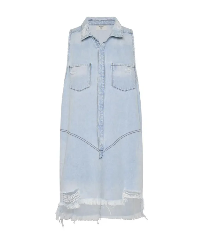 Women One Teaspoon Denim Dresses CASANOVA DENIM BRAXTON DRESS Women One Teaspoon Denim Dresses CASANOVA DENIM BRAXTON DRESS