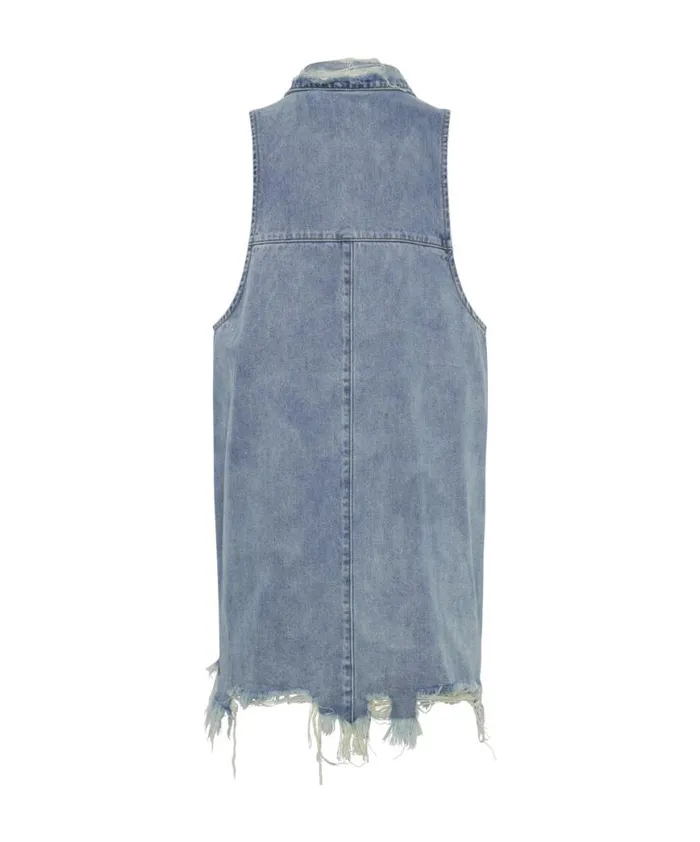 Women One Teaspoon Denim Dresses HENDRIXE BRAXTON DENIM DRESS Women One Teaspoon Denim Dresses HENDRIXE BRAXTON DENIM DRESS