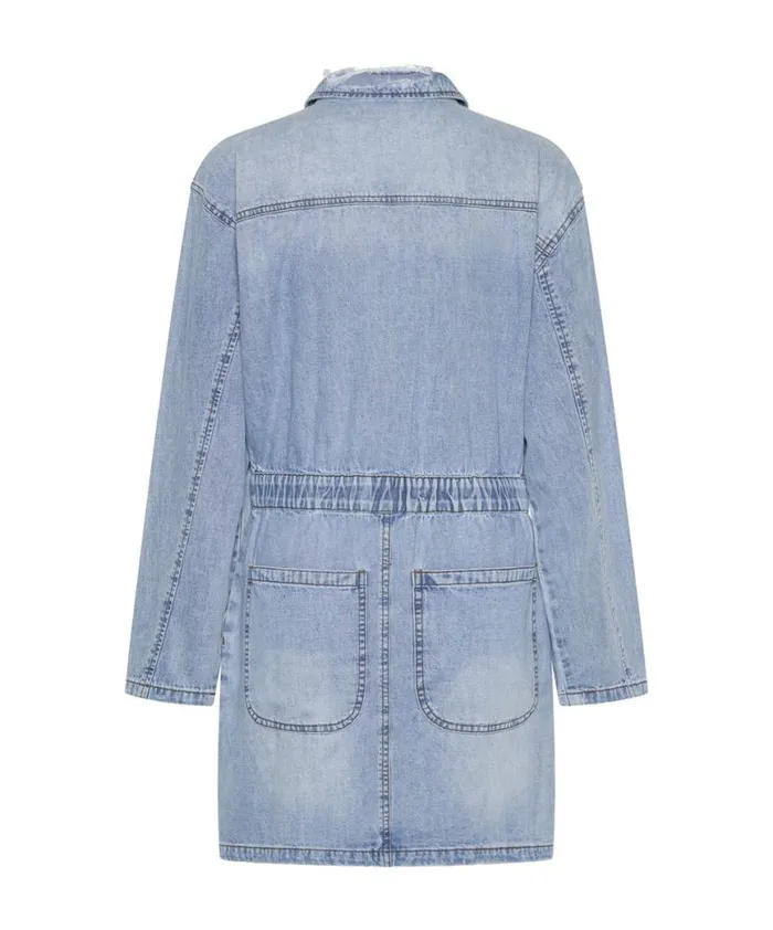 Women One Teaspoon Denim Dresses OCEAN CHAMBRAY OLIVIA DRESS Women One Teaspoon Denim Dresses OCEAN CHAMBRAY OLIVIA DRESS