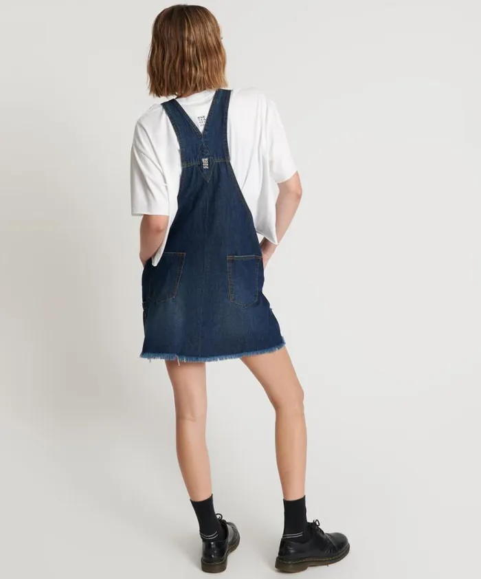 Women One Teaspoon Denim Dresses ROYAL BLUE MINI STANTON ST DRESS Women One Teaspoon Denim Dresses ROYAL BLUE MINI STANTON ST DRESS