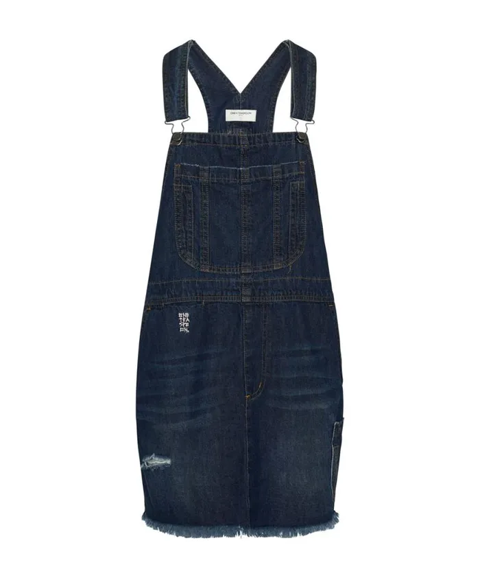 Women One Teaspoon Denim Dresses ROYAL BLUE MINI STANTON ST DRESS Women One Teaspoon Denim Dresses ROYAL BLUE MINI STANTON ST DRESS