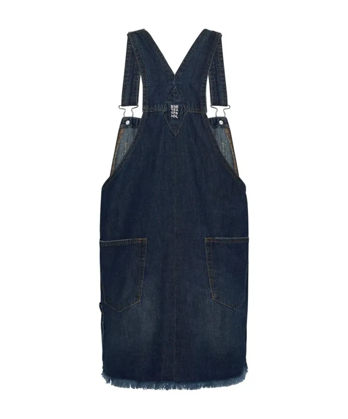 Women One Teaspoon Denim Dresses ROYAL BLUE MINI STANTON ST DRESS Women One Teaspoon Denim Dresses ROYAL BLUE MINI STANTON ST DRESS