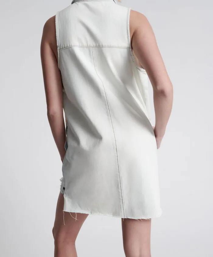 Women One Teaspoon Denim Dresses XANTHE BRAXTON DRESS Women One Teaspoon Denim Dresses XANTHE BRAXTON DRESS