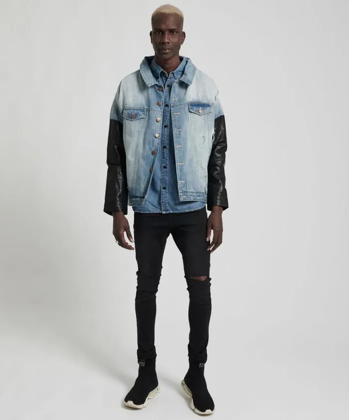 Women One Teaspoon Denim Jackets ALL STAR JACKET