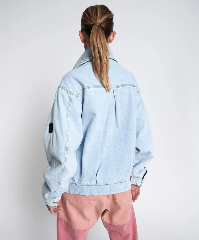 Women One Teaspoon Denim Jackets BEST BLUE DENIM PUFFA JACKET Women One Teaspoon Denim Jackets BEST BLUE DENIM PUFFA JACKET