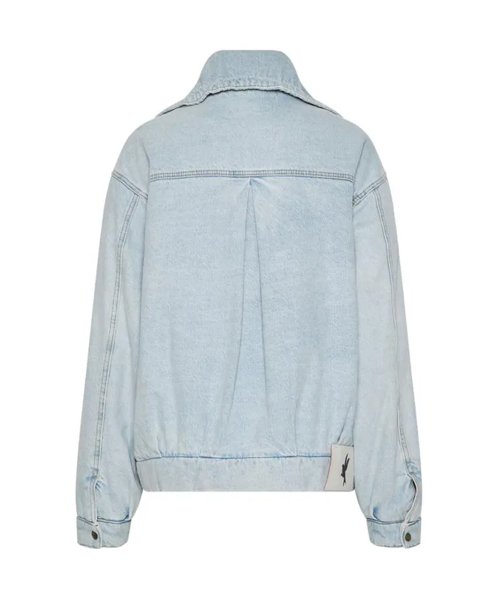 Women One Teaspoon Denim Jackets BEST BLUE DENIM PUFFA JACKET Women One Teaspoon Denim Jackets BEST BLUE DENIM PUFFA JACKET