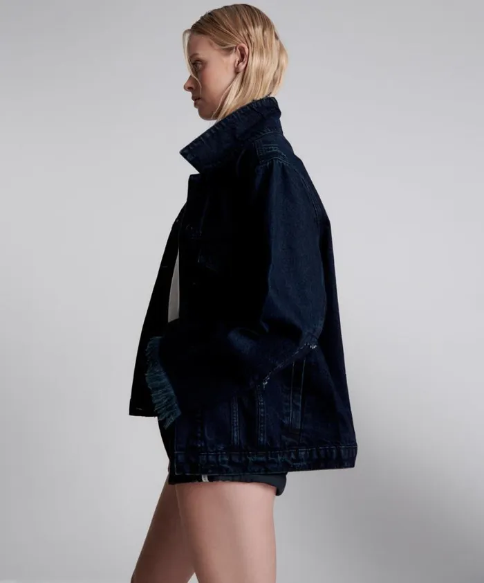Women One Teaspoon Denim Jackets CRYSTAL ROCK N ROLL RECYCLED DENIM JACKET Women One Teaspoon Denim Jackets CRYSTAL ROCK N ROLL RECYCLED DENIM JACKET