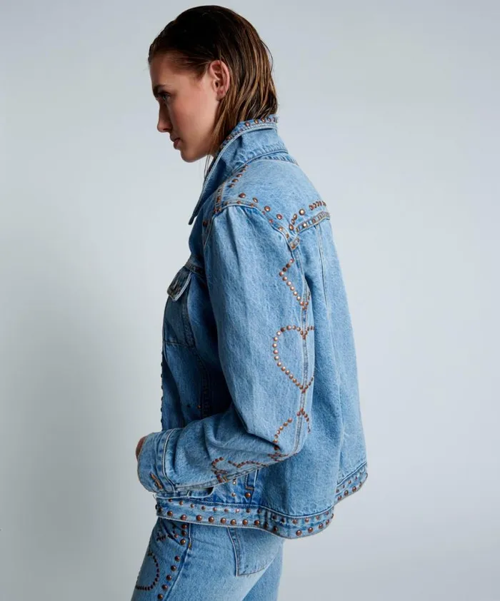 Women One Teaspoon Denim Jackets LUCKY BET DENIM TRUCKER JACKET Women One Teaspoon Denim Jackets LUCKY BET DENIM TRUCKER JACKET