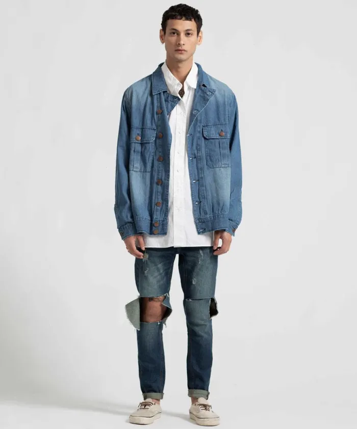 Women One Teaspoon Denim Jackets MR AUSTIN JACKET