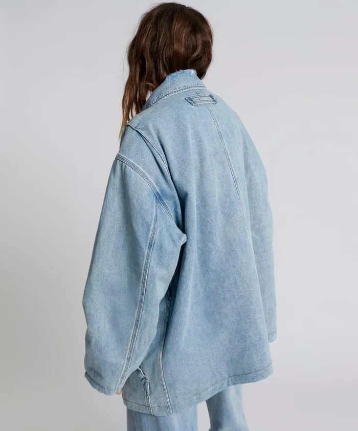 Women One Teaspoon Denim Jackets MY BOYFRIENDS JACKET BLUE Women One Teaspoon Denim Jackets MY BOYFRIENDS JACKET BLUE