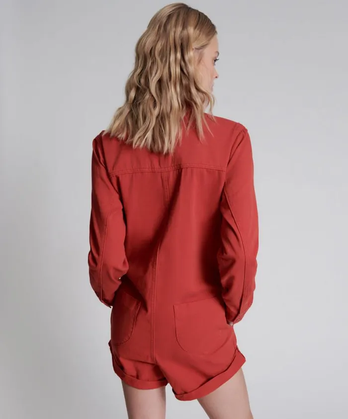 Women One Teaspoon Denim Jumpsuits APPLE RED PROPHECY JUMPSUIT Women One Teaspoon Denim Jumpsuits APPLE RED PROPHECY JUMPSUIT