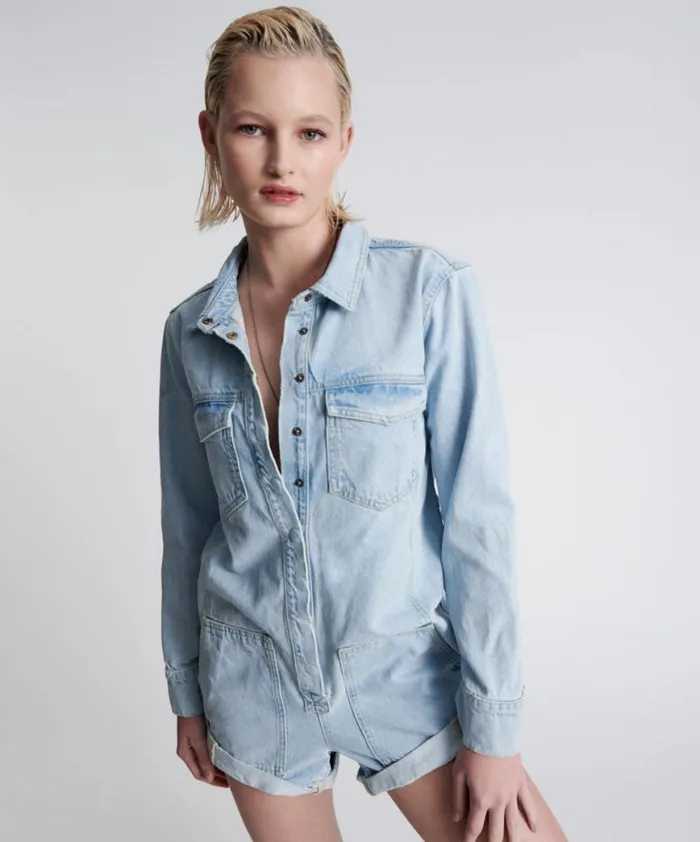 Women One Teaspoon Denim Jumpsuits BEST BLUE SMILEY CARGO PROPHECY JUMPSUIT Women One Teaspoon Denim Jumpsuits BEST BLUE SMILEY CARGO PROPHECY JUMPSUIT