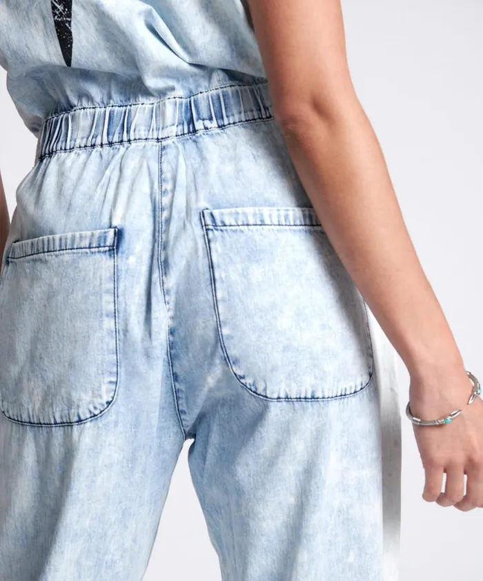 Women One Teaspoon Denim Jumpsuits BLACK LIGHTNING SLEEVELESS OLIVIA AVIATOR JUMPSUIT Women One Teaspoon Denim Jumpsuits BLACK LIGHTNING SLEEVELESS OLIVIA AVIATOR JUMPSUIT