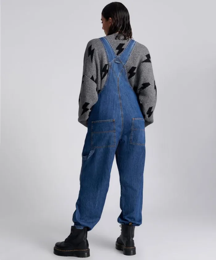 Women One Teaspoon Denim Jumpsuits BLUE NIGHT STANTON ST OVERSIZED OVERALLS Women One Teaspoon Denim Jumpsuits BLUE NIGHT STANTON ST OVERSIZED OVERALLS