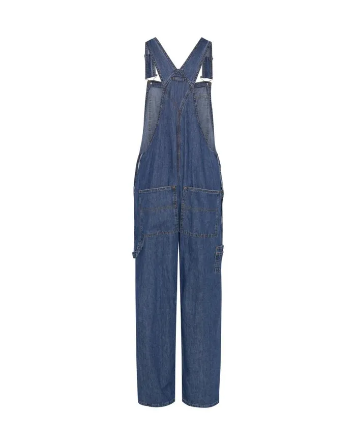Women One Teaspoon Denim Jumpsuits BLUE NIGHT STANTON ST OVERSIZED OVERALLS Women One Teaspoon Denim Jumpsuits BLUE NIGHT STANTON ST OVERSIZED OVERALLS