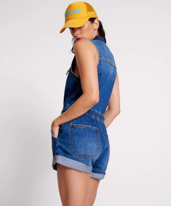Women One Teaspoon Denim Jumpsuits BLUEMOON LILLY SPORTY DENIM JUMPSUIT Women One Teaspoon Denim Jumpsuits BLUEMOON LILLY SPORTY DENIM JUMPSUIT