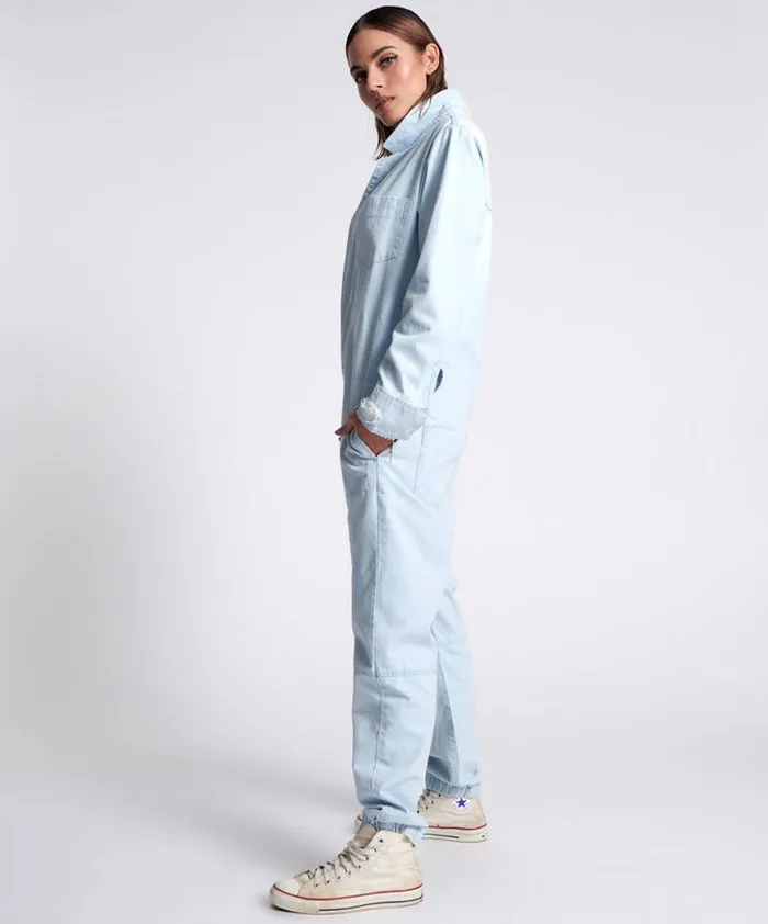 Women One Teaspoon Denim Jumpsuits CLASSIC CHAMBRAY PARADISE JUMPSUIT Women One Teaspoon Denim Jumpsuits CLASSIC CHAMBRAY PARADISE JUMPSUIT