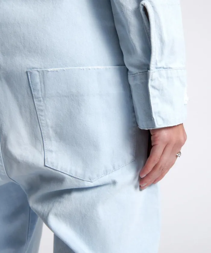 Women One Teaspoon Denim Jumpsuits CLASSIC CHAMBRAY PARADISE JUMPSUIT Women One Teaspoon Denim Jumpsuits CLASSIC CHAMBRAY PARADISE JUMPSUIT